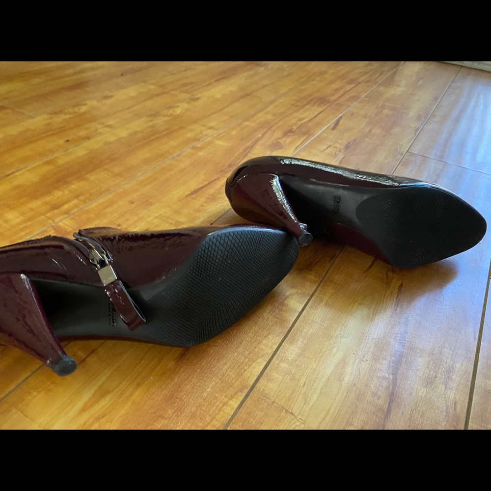 Prada burgundy booties 35 - Picture 5 of 6